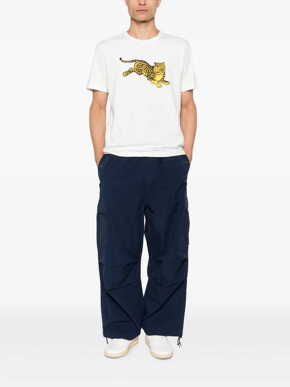 Kenzo Men Tiger-Print T-Shirt KENZO