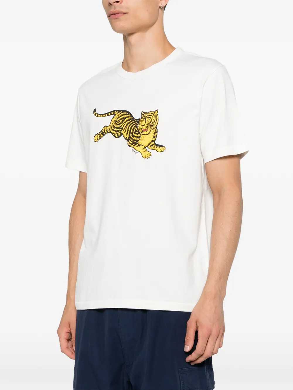 Kenzo Men Tiger-Print T-Shirt KENZO