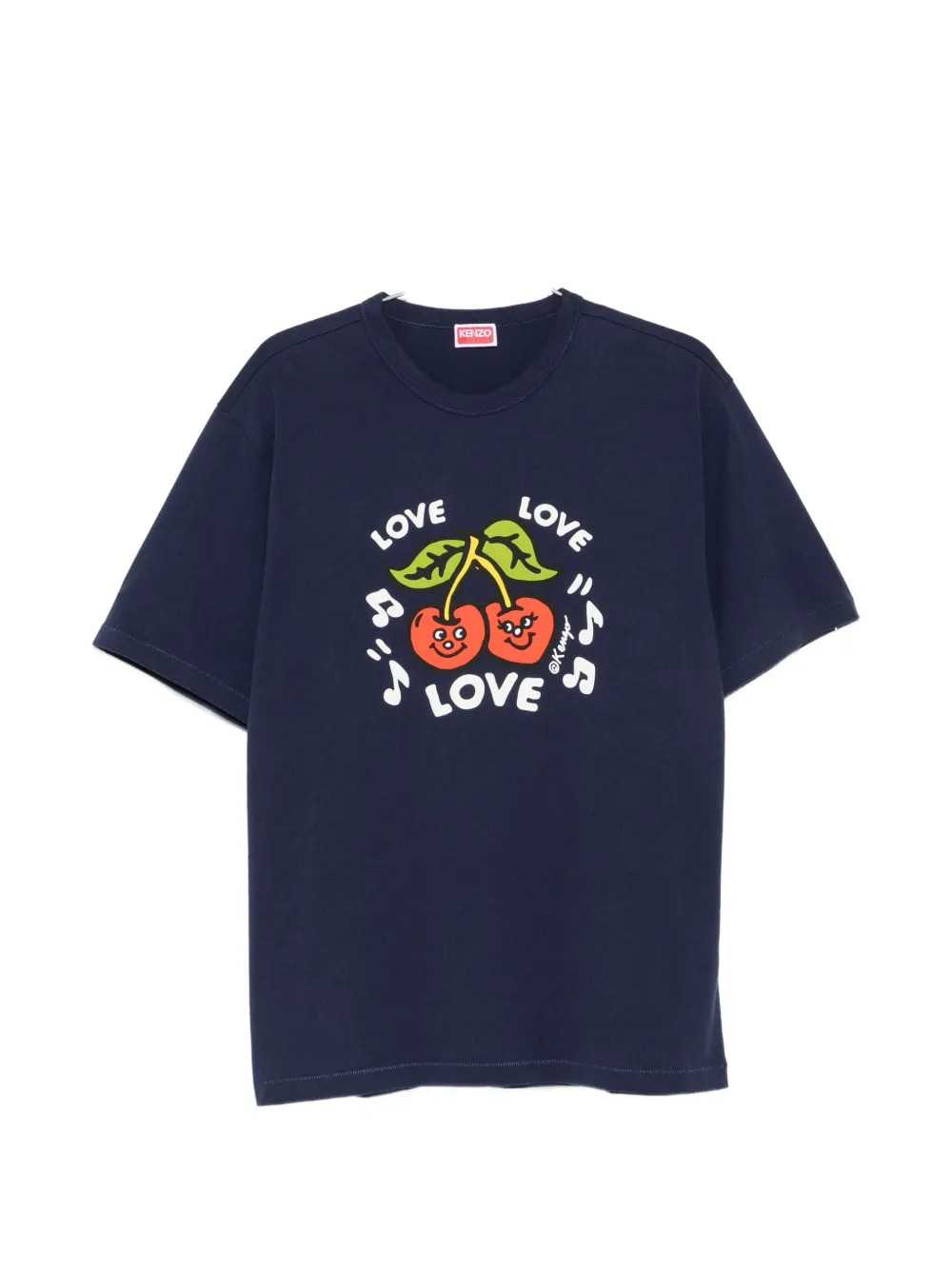 Kenzo Men Cherry-Print T-Shirt KENZO
