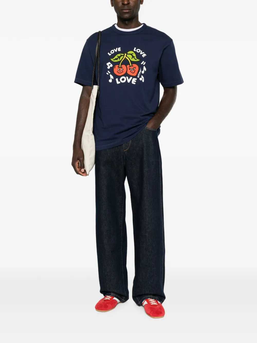 Kenzo Men Cherry-Print T-Shirt KENZO