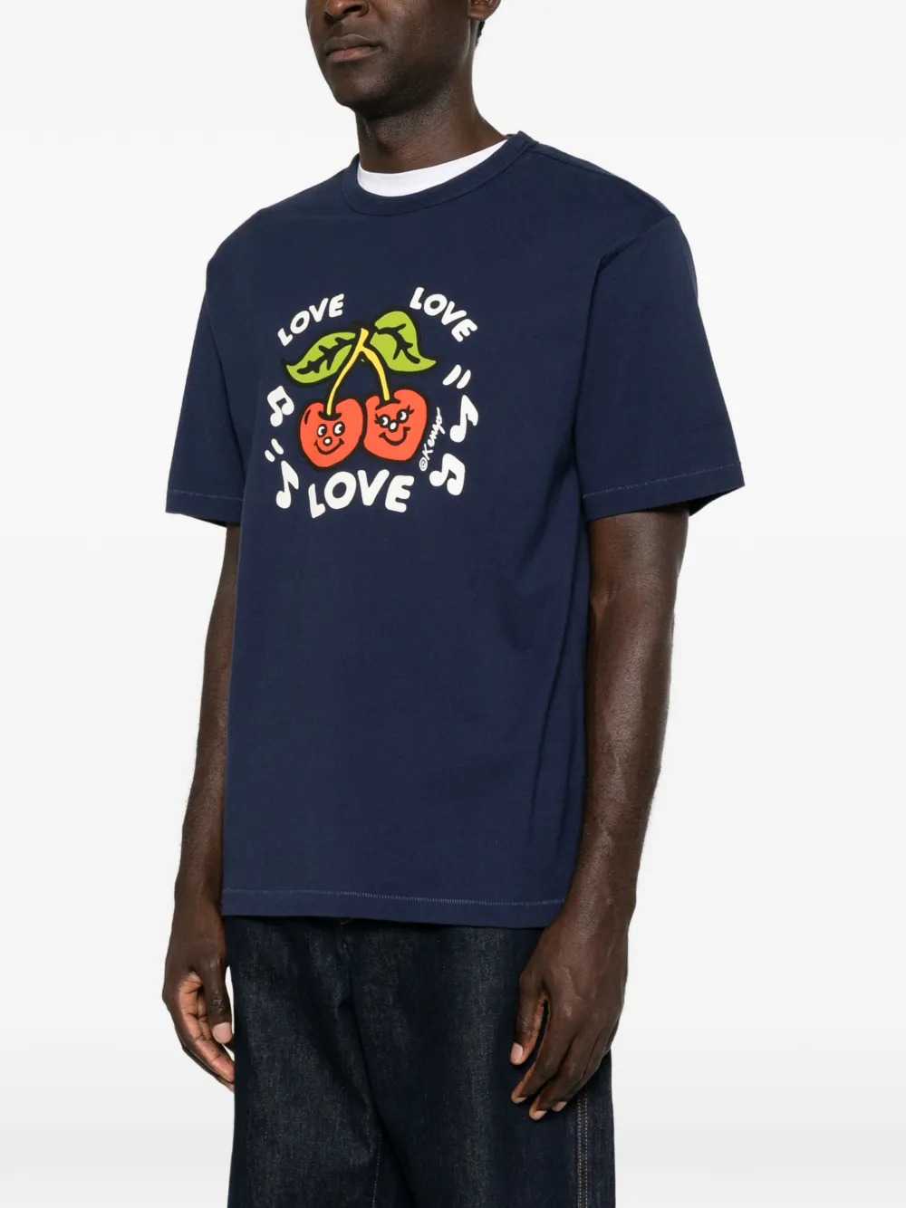 Kenzo Men Cherry-Print T-Shirt KENZO