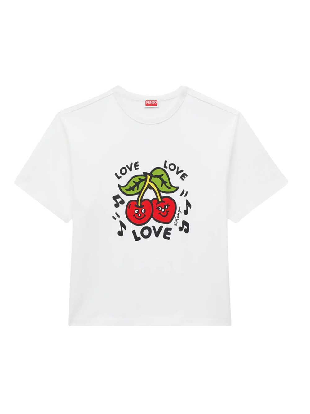 Kenzo Women `Kenzo Sounds` Embroidered Oversized Cotton T-Shirt KENZO