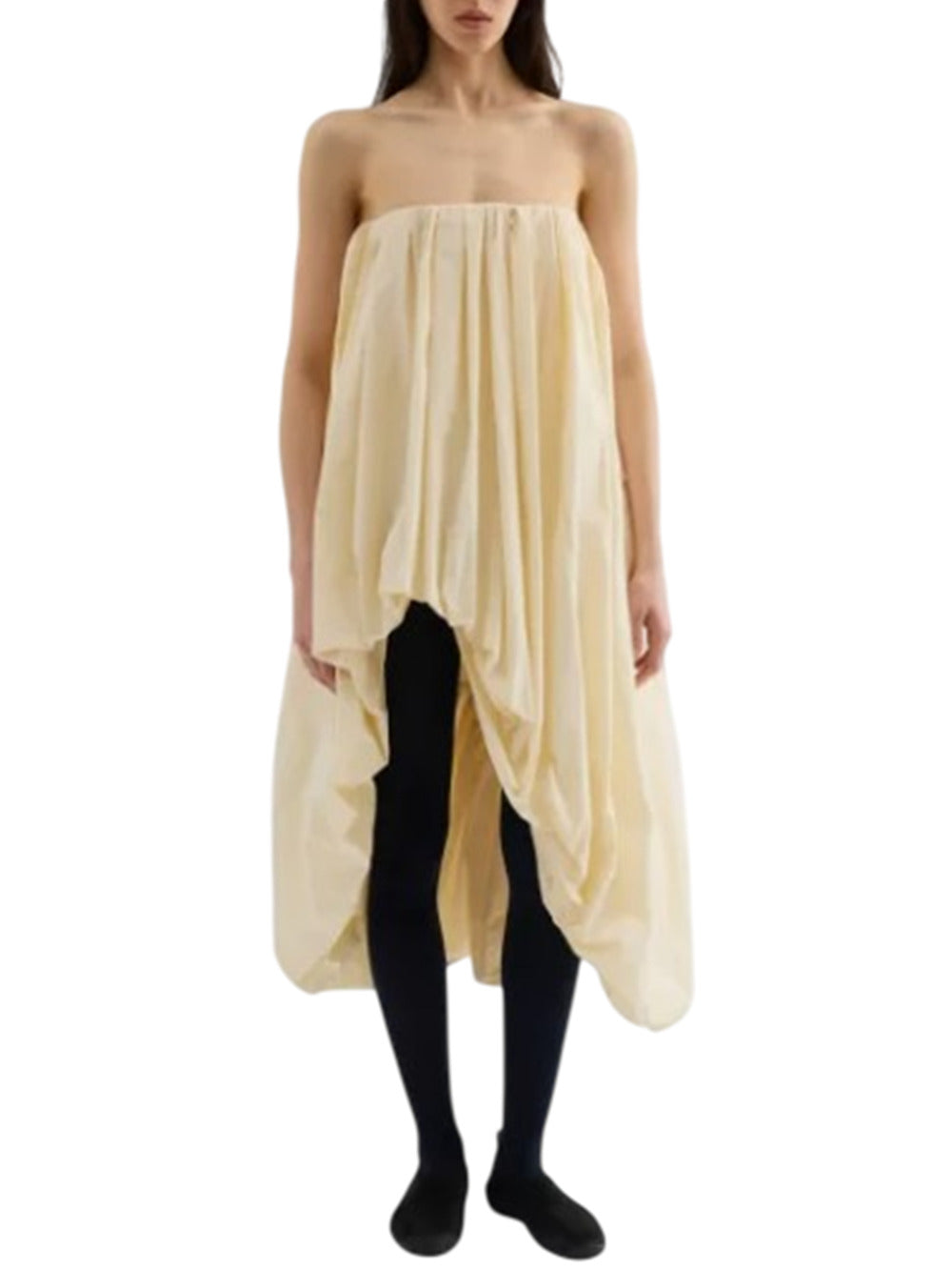 Jil Sander Women Jil Sander Draped Taffeta Dress JIL SANDER