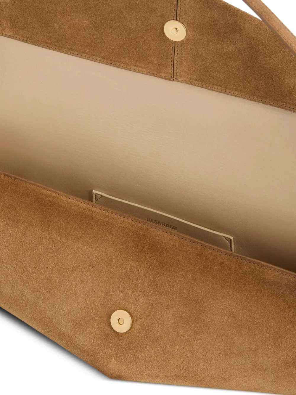 Jil Sander Women Kante Suede Shoulder Bag JIL SANDER