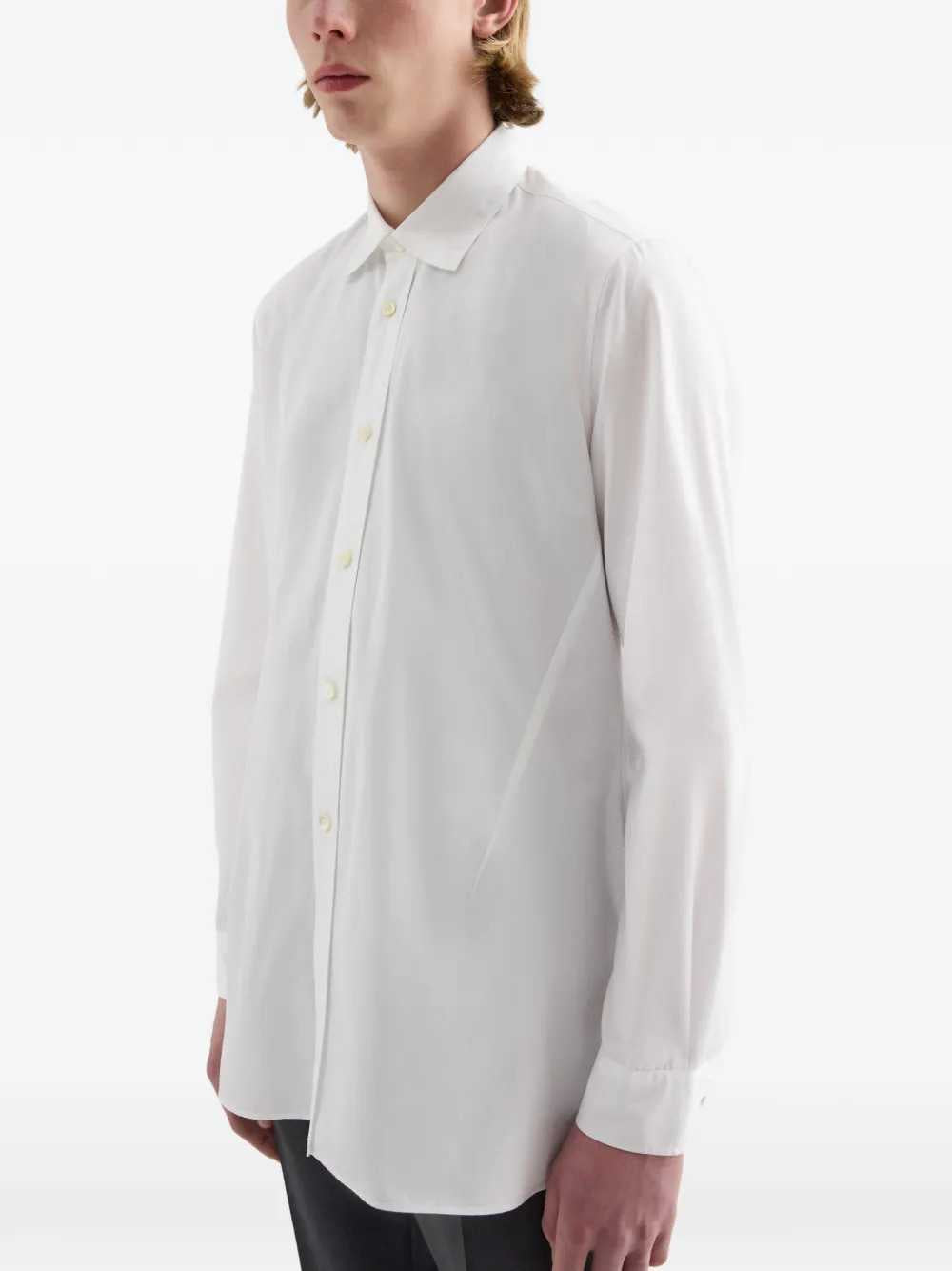 Jil Sander Men Cotton Poplin Shirt JIL SANDER