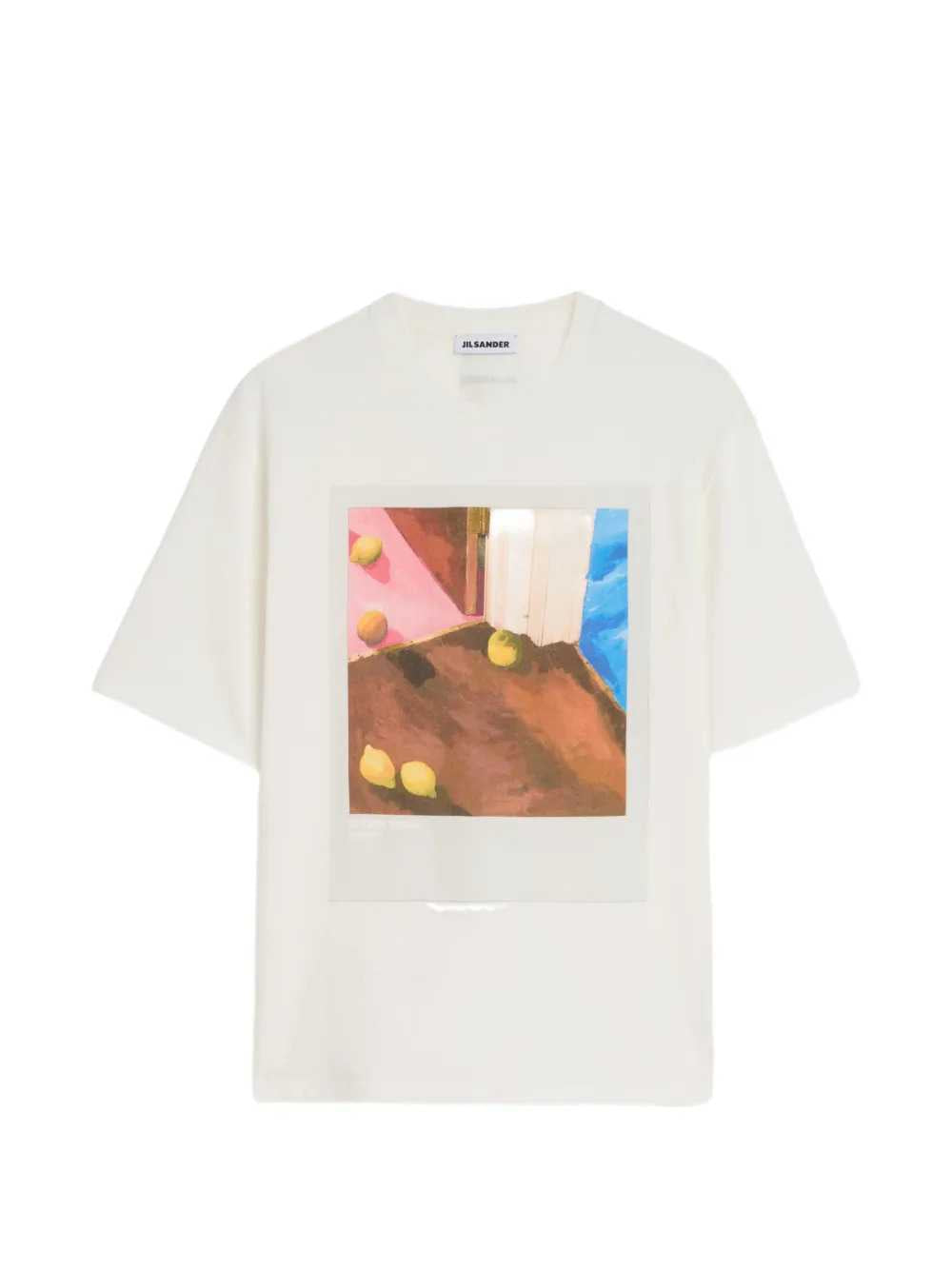 Jil Sander Men Cotton Crew-Neck T-Shirt JIL SANDER