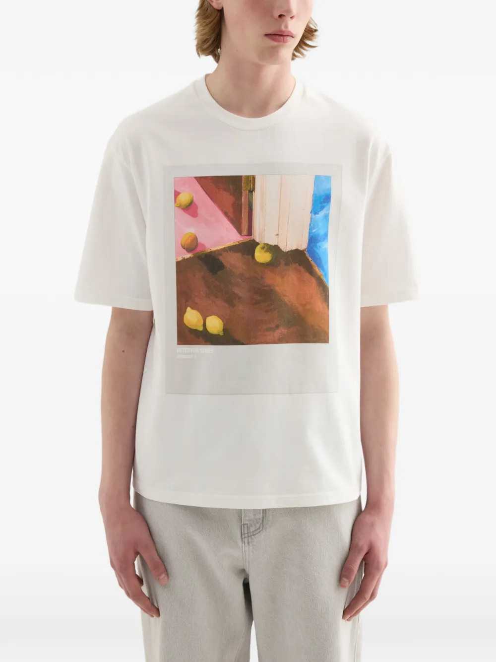 Jil Sander Men Cotton Crew-Neck T-Shirt JIL SANDER