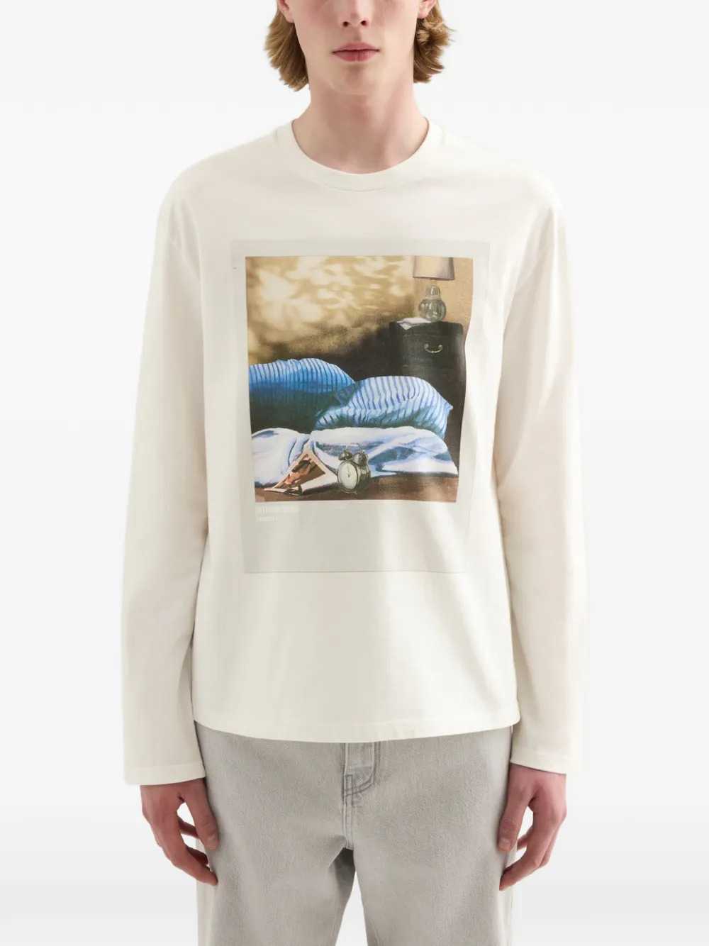 Jil Sander Men Cotton Crew-Neck T-Shirt JIL SANDER