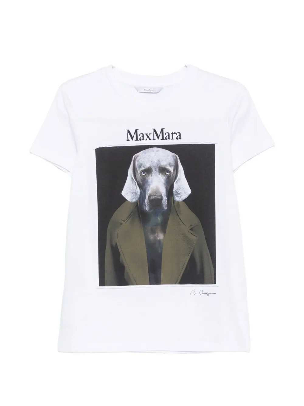 Max Mara Women Calca Print Short-Sleeve T-Shirt MAX MARA