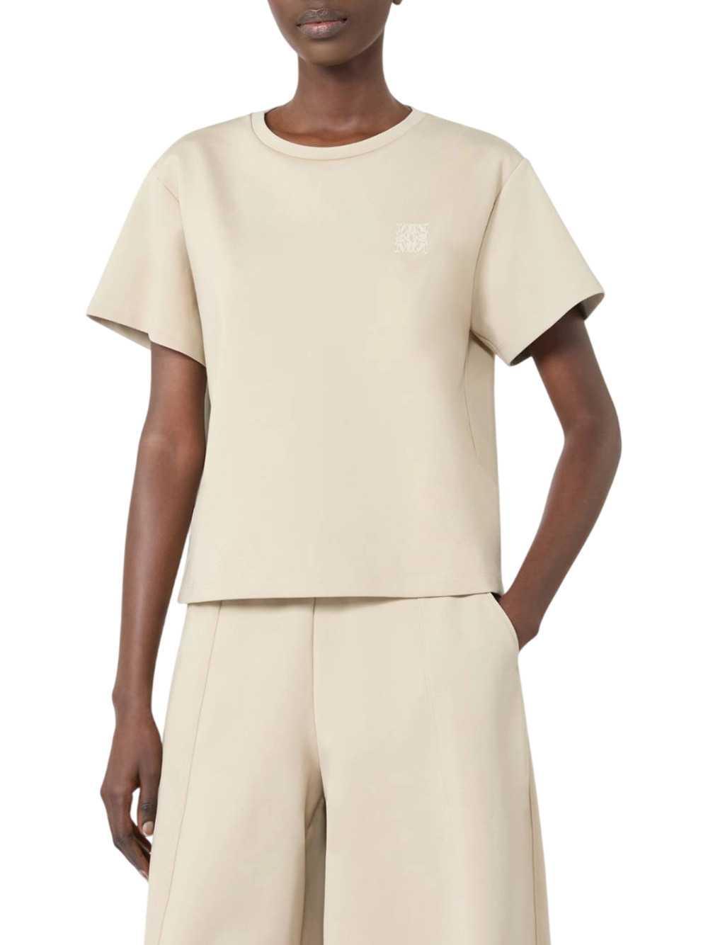 Max Mara Women Short-Sleeved T-Shirt With A Slightly Boxy Silhouette MAX MARA