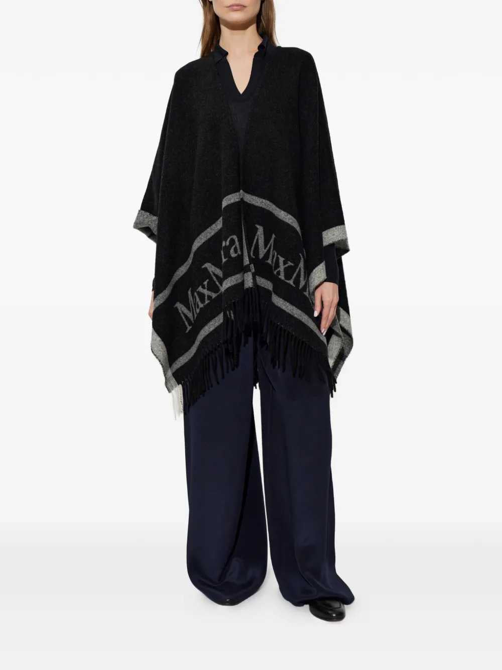 Max Mara Women Fringed Poncho MAX MARA