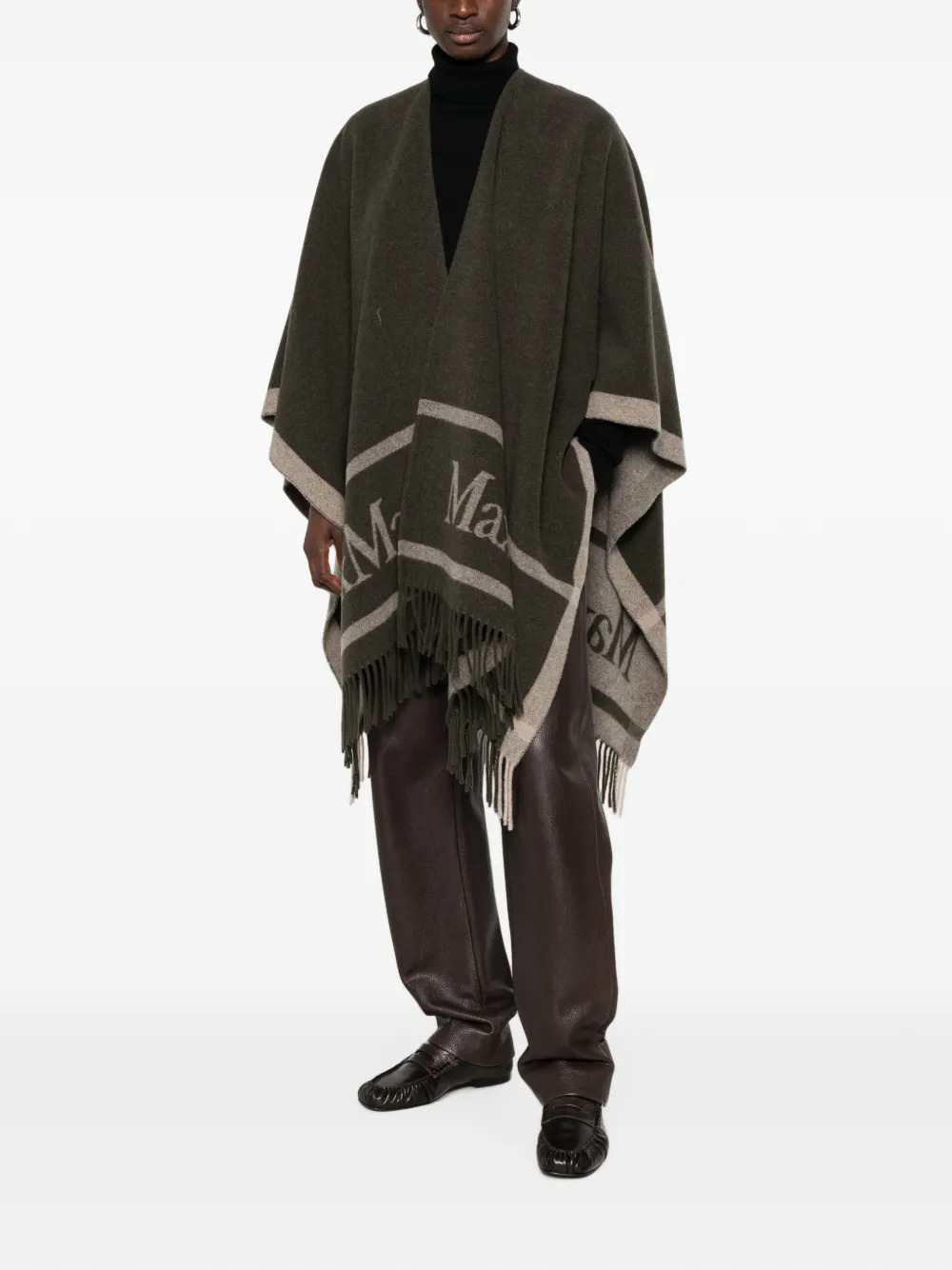 Max Mara Women Fringed Poncho MAX MARA