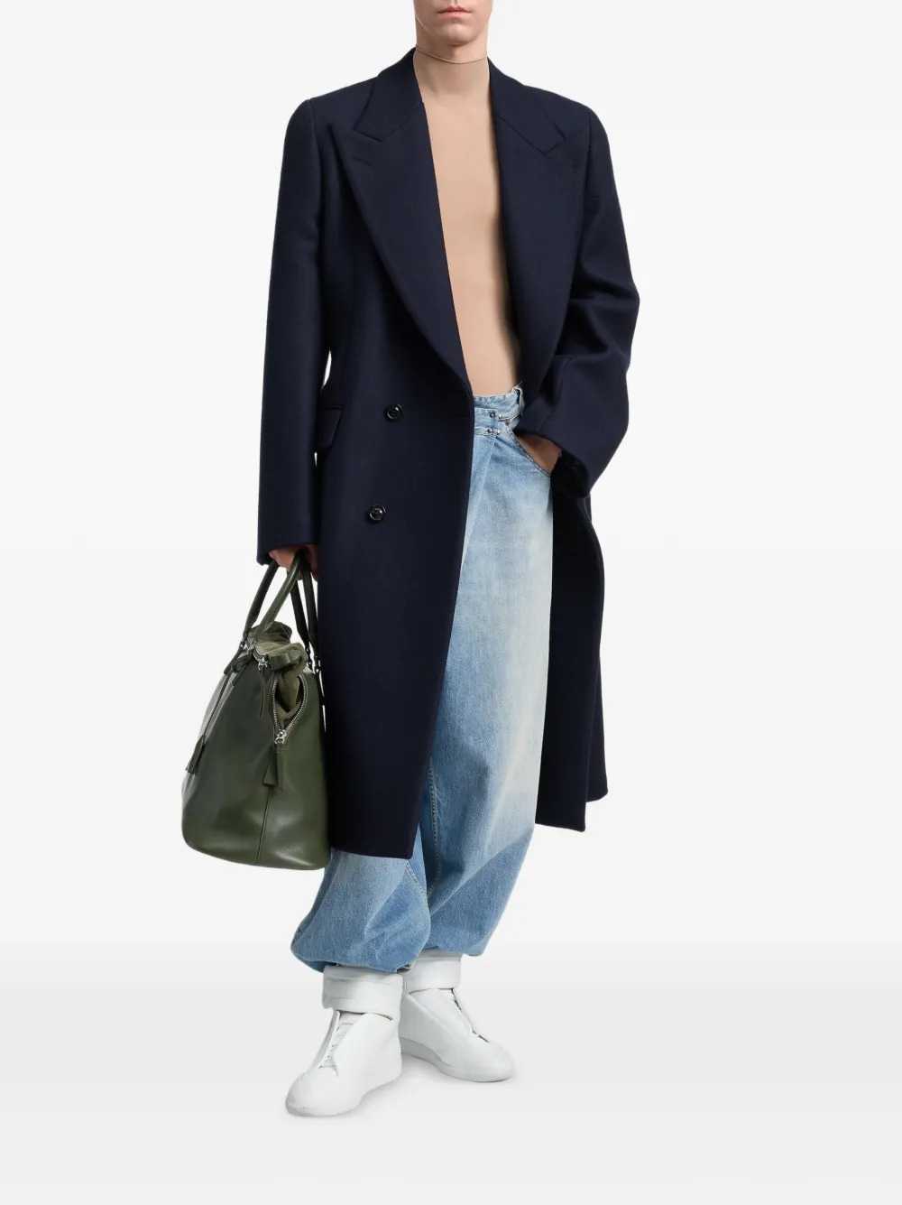 Maison Margiela Men Double-Breasted Coat MAISON MARGIELA