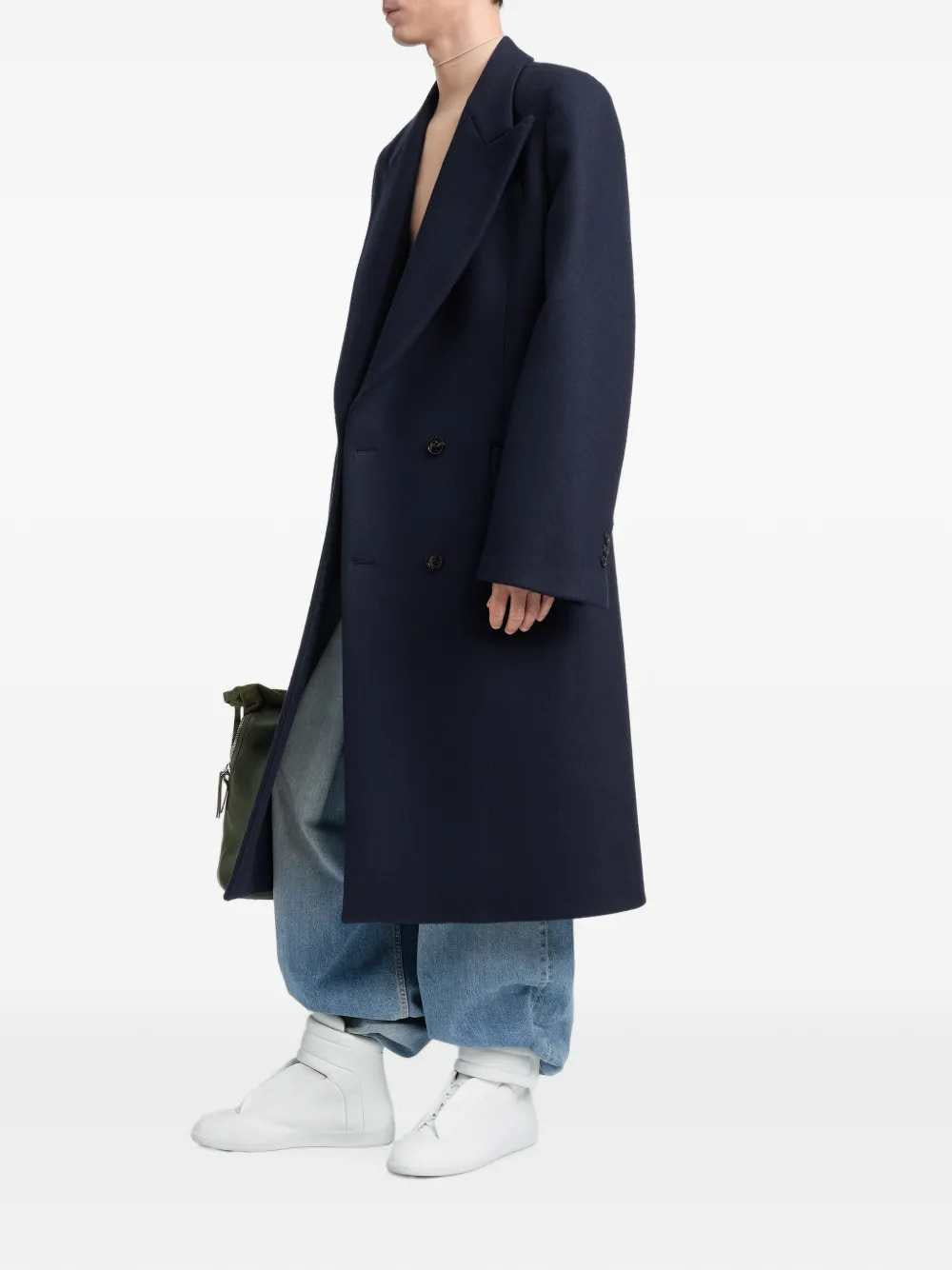 Maison Margiela Men Double-Breasted Coat MAISON MARGIELA