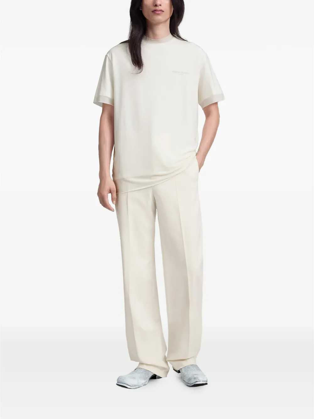 Maison Margiela Men Logo-Print Short-Sleeve T-Shirt MAISON MARGIELA