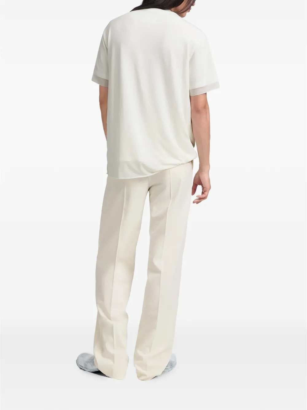 Maison Margiela Men Logo-Print Short-Sleeve T-Shirt MAISON MARGIELA