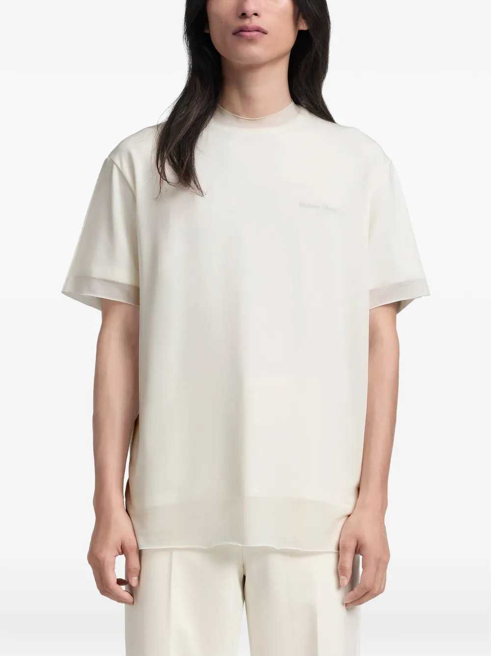 Maison Margiela Men Logo-Print Short-Sleeve T-Shirt MAISON MARGIELA