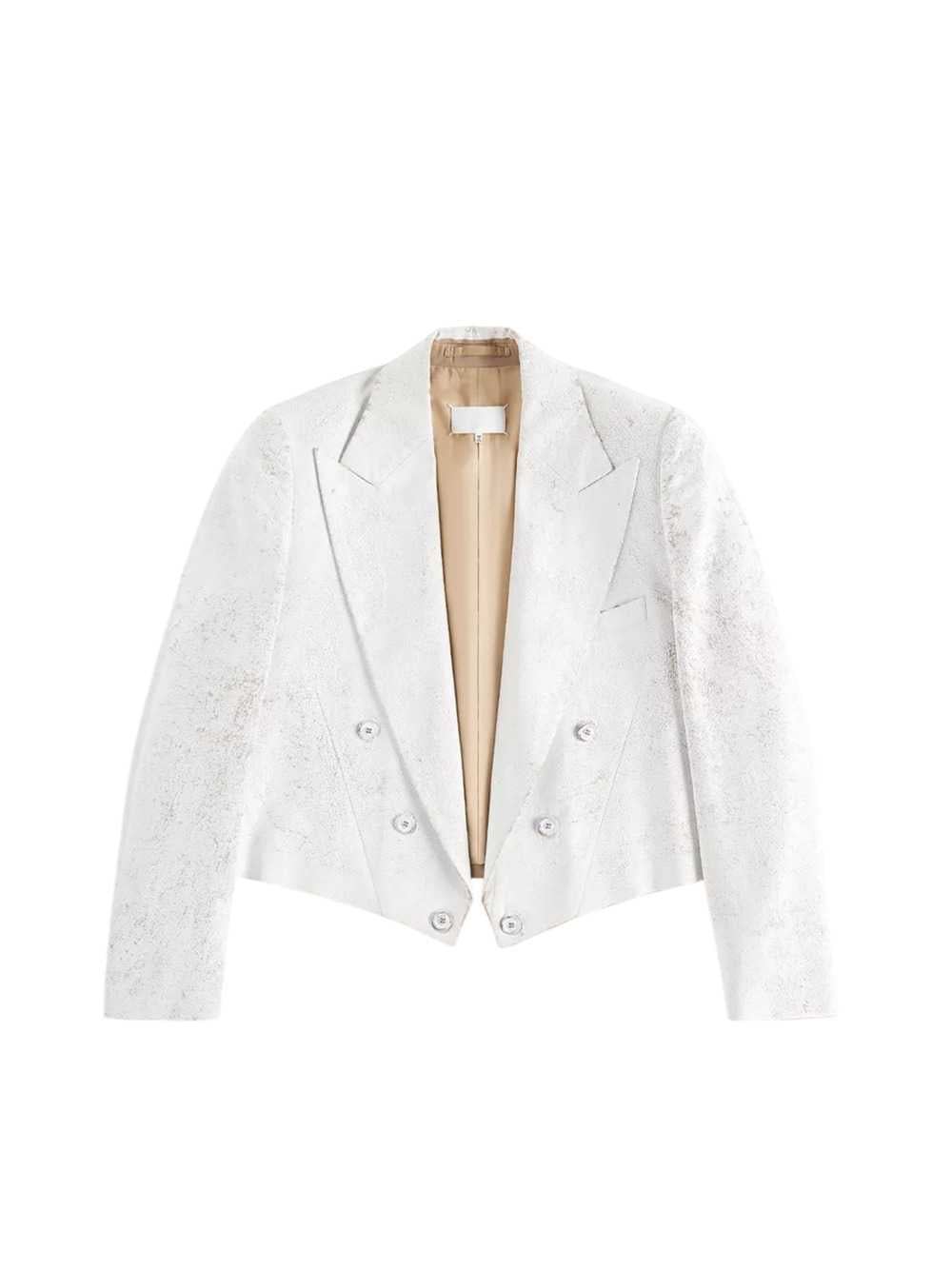 Maison Margiela Women Cropped Wool Blazer MAISON MARGIELA