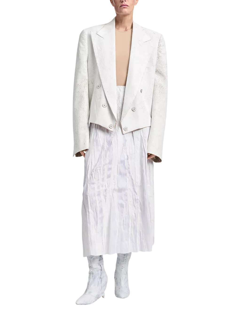 Maison Margiela Women Cropped Wool Blazer MAISON MARGIELA