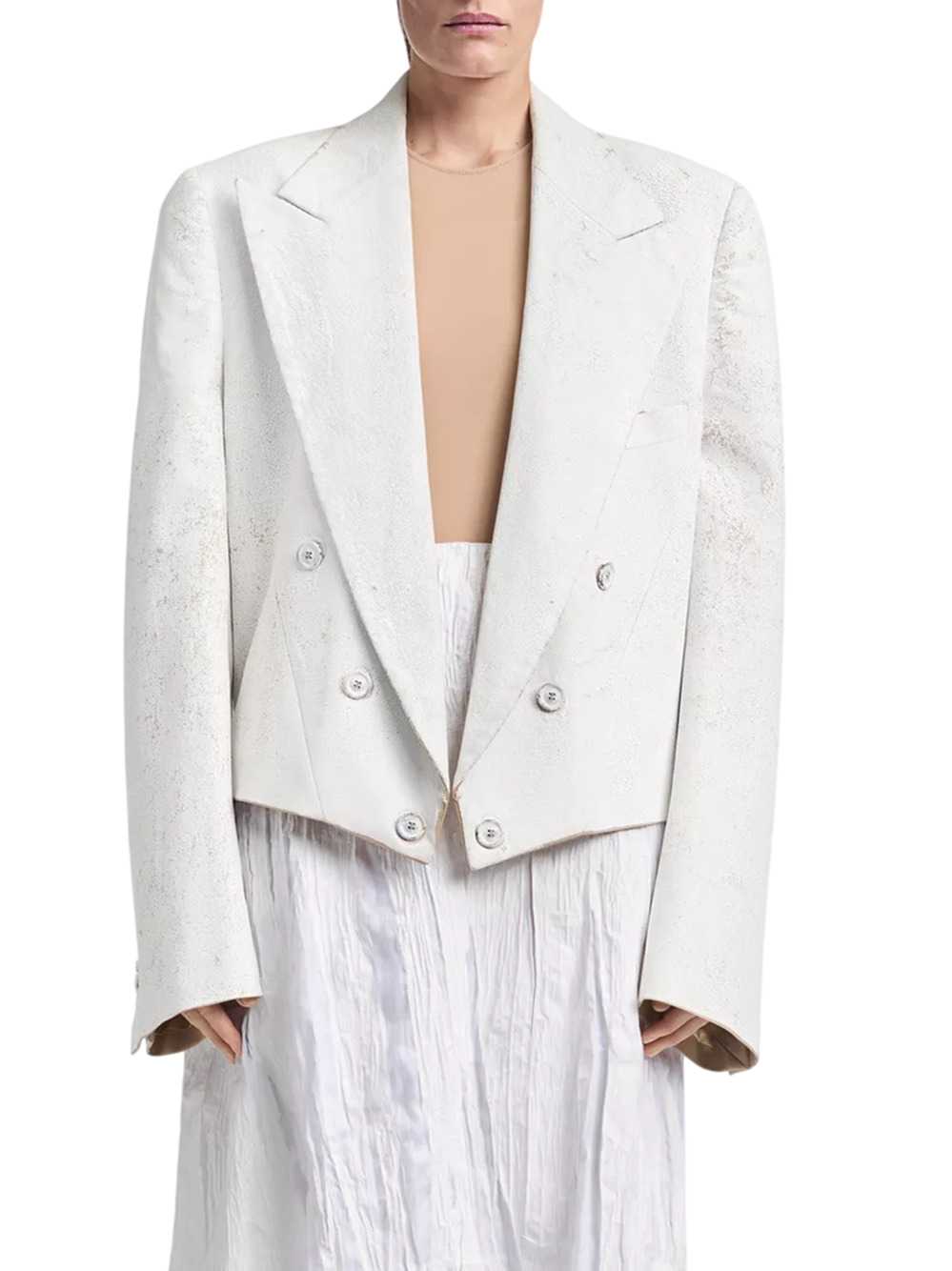 Maison Margiela Women Cropped Wool Blazer MAISON MARGIELA
