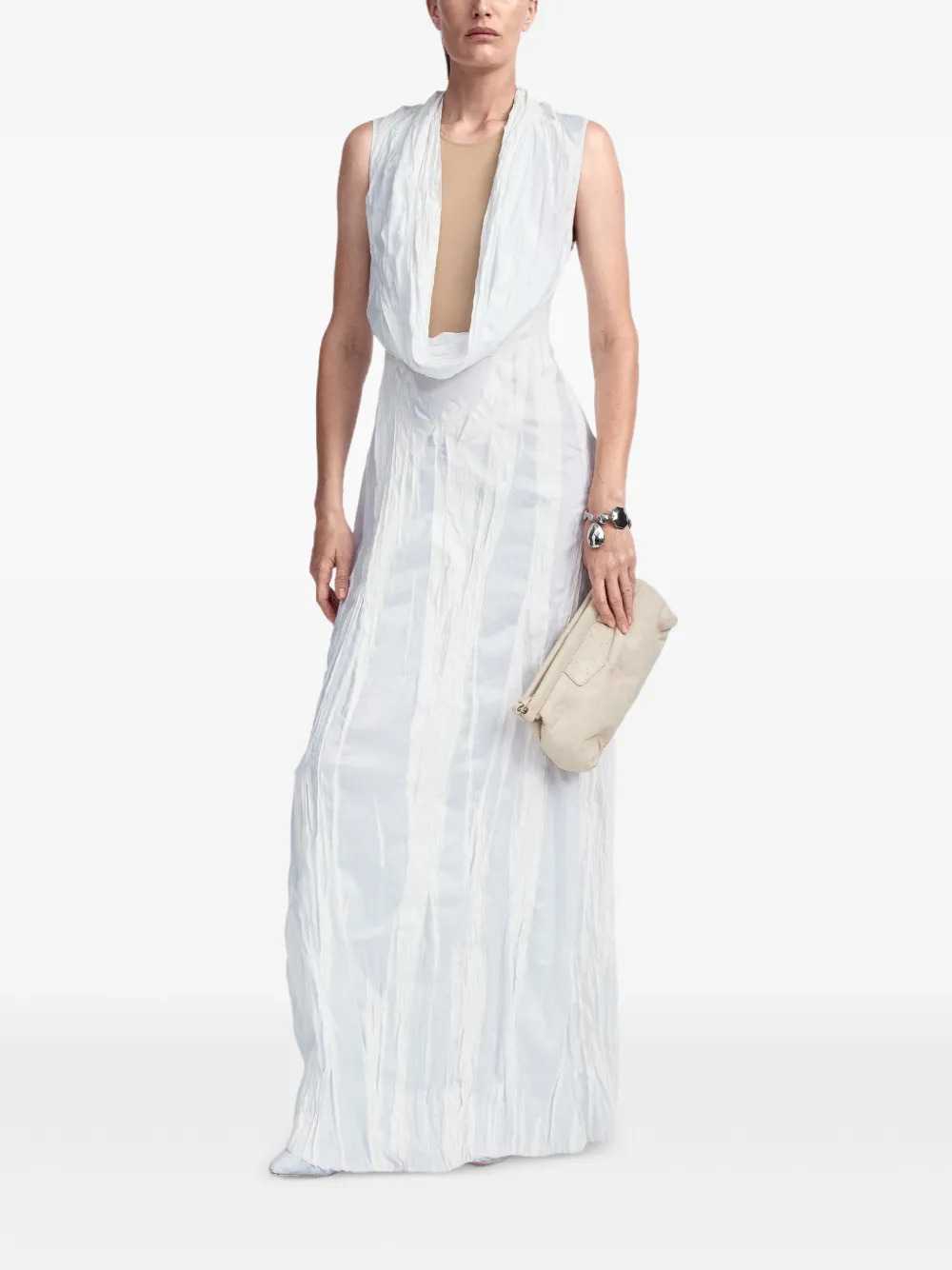 Maison Margiela Women Bianchetto Sleeveless Maxi Dress MAISON MARGIELA