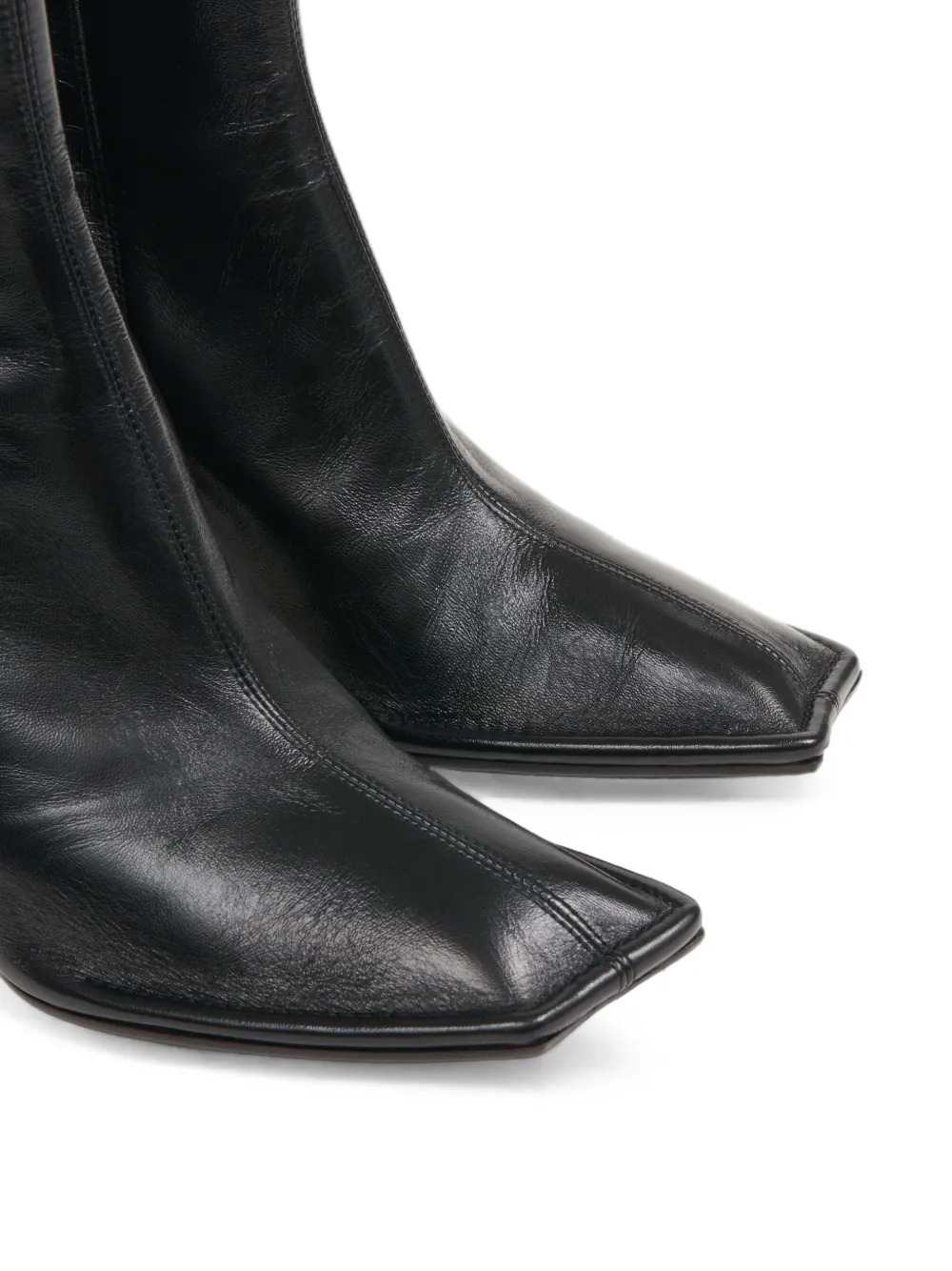 Maison Margiela Women Square-Toe Ankle Boots MAISON MARGIELA