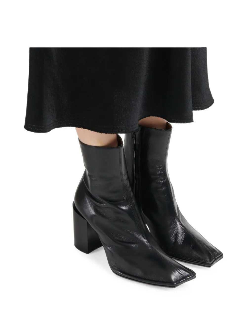 Maison Margiela Women Square-Toe Ankle Boots MAISON MARGIELA