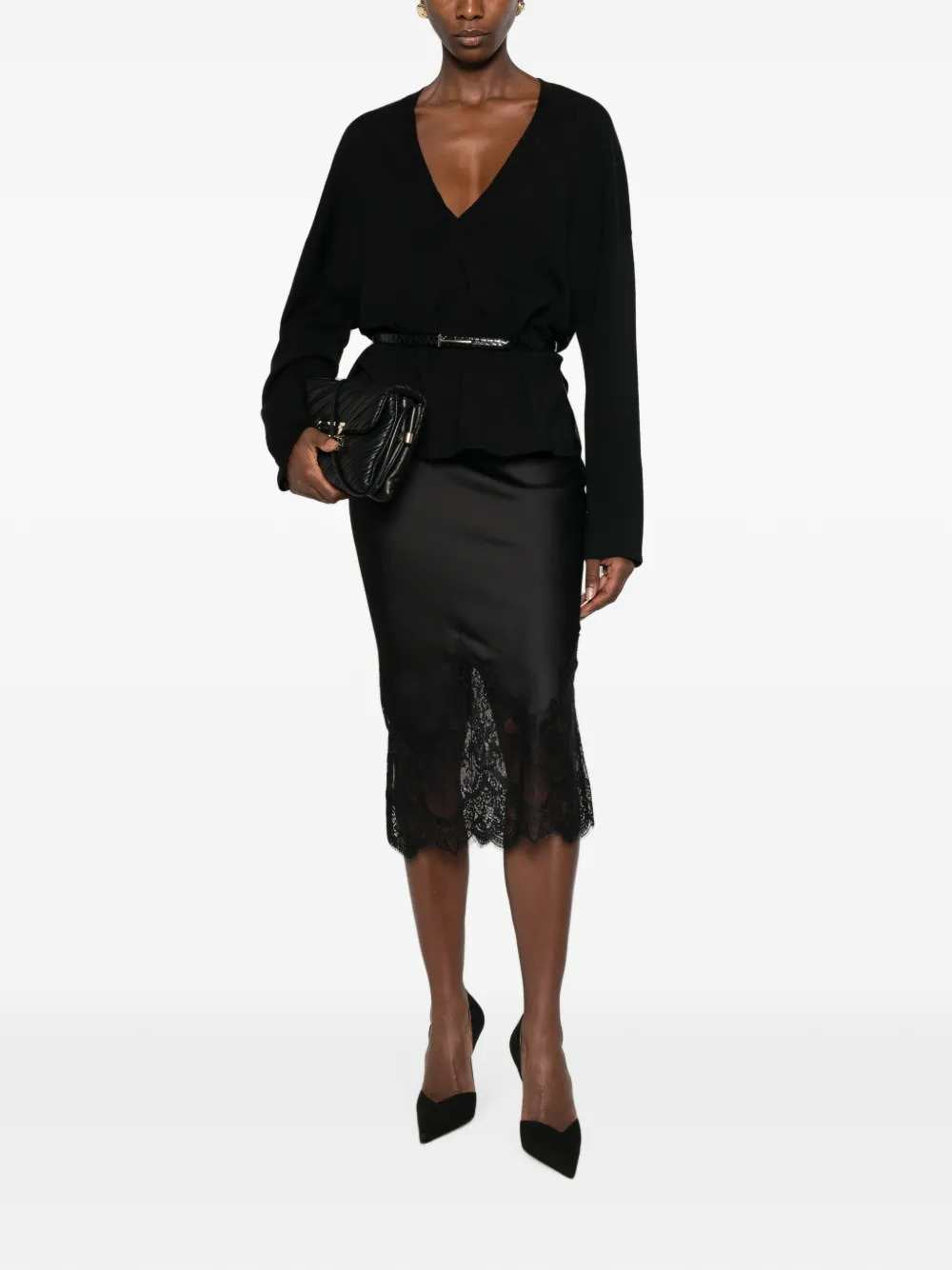 Tom Ford Women Wool V-Neck Sweater TOM FORD