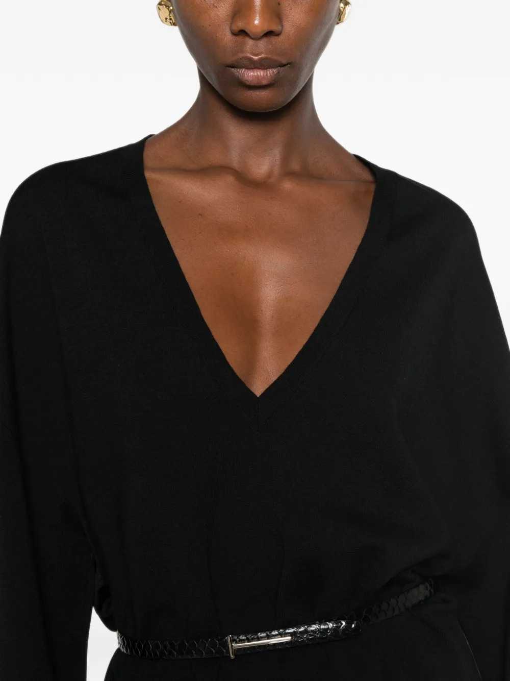 Tom Ford Women Wool V-Neck Sweater TOM FORD