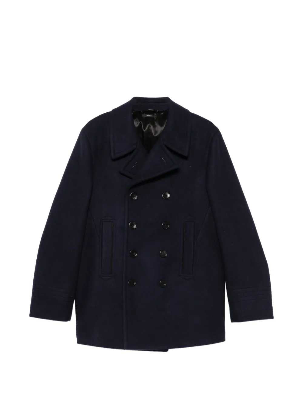 Tom Ford Men Double-Breasted Pea Coat TOM FORD