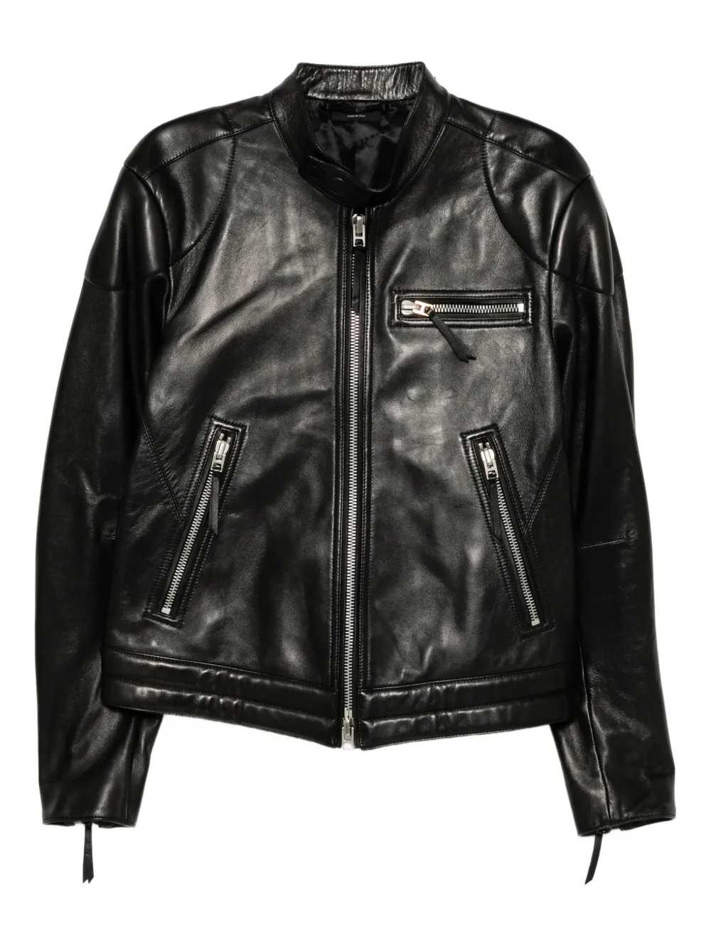 Tom Ford Men Leather Biker Jacket TOM FORD