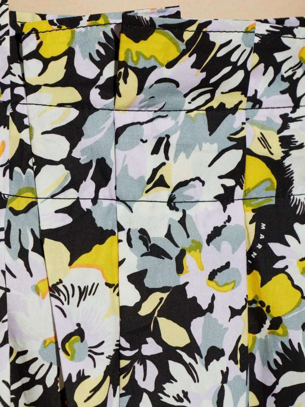 Marni Women Floral Print Pleated Skirt MARNI