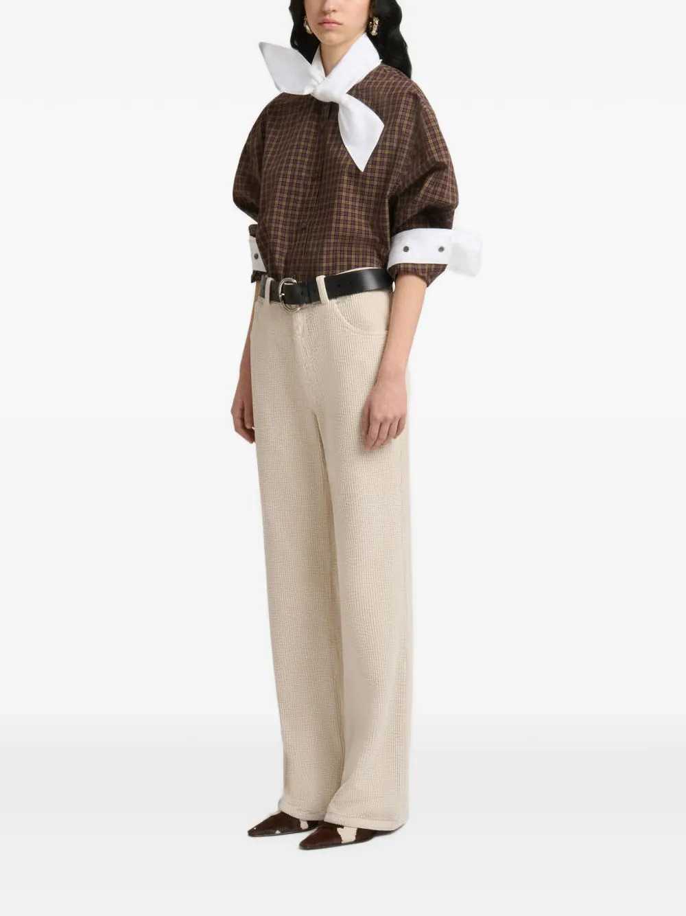 Marni Women Corduroy Flared Trousers MARNI