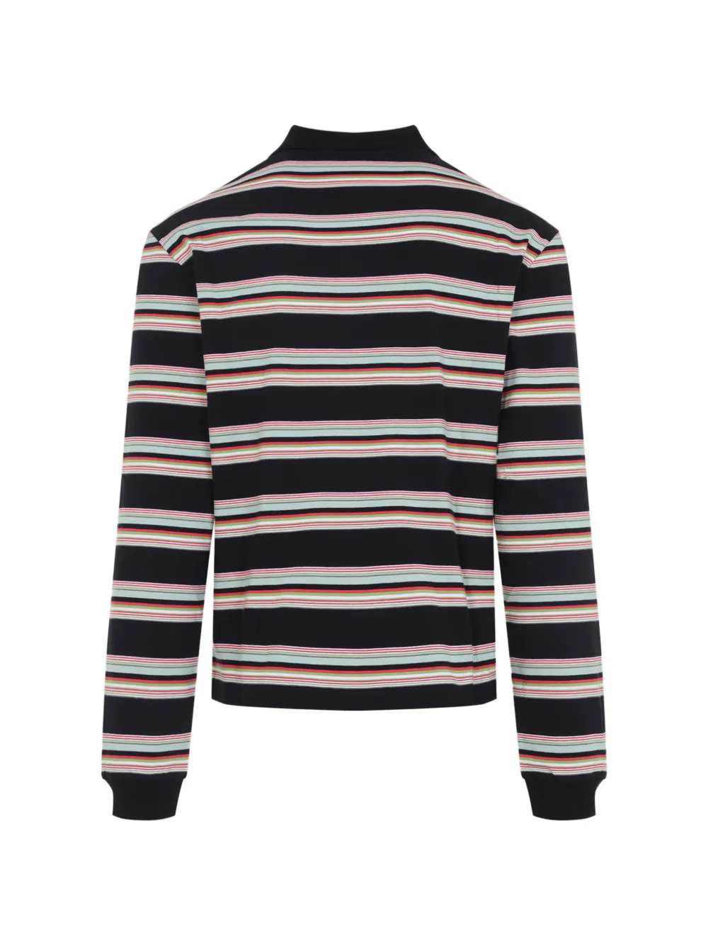 Marni Men Striped Long-Sleeve Polo Shirt MARNI