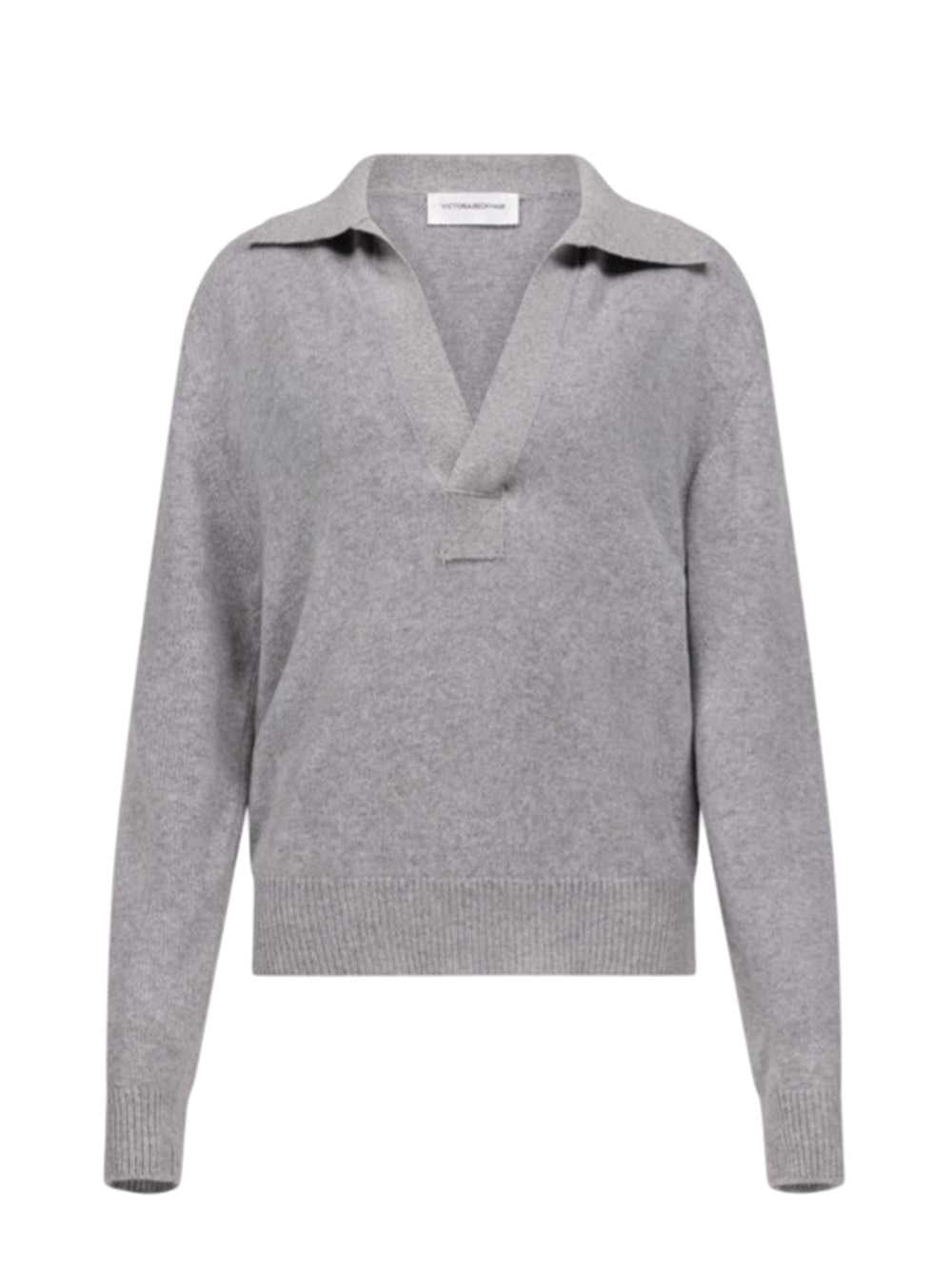Victoria Beckham Women Genevieve Sweater In Medium Grey Melange VICTORIA BECKHAM