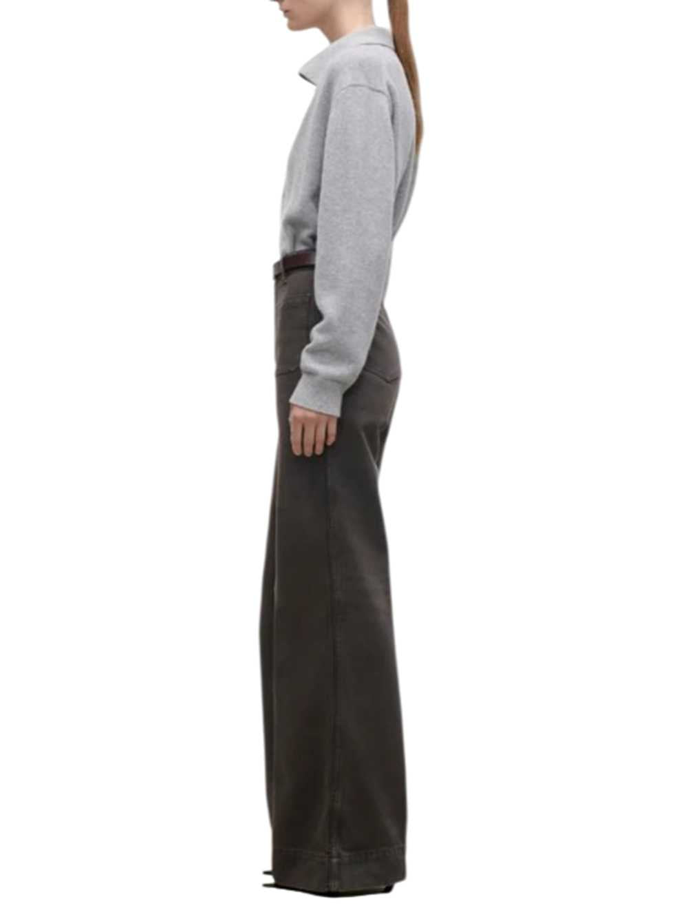 Victoria Beckham Women Genevieve Sweater In Medium Grey Melange VICTORIA BECKHAM
