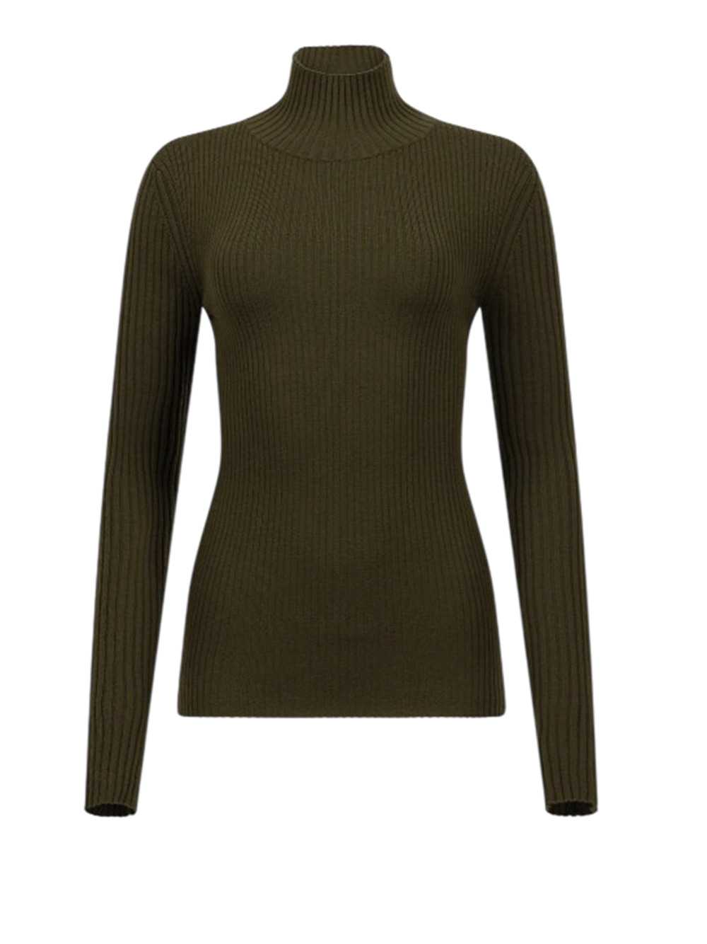 Victoria Beckham Women Green High-Neck Sweater VICTORIA BECKHAM