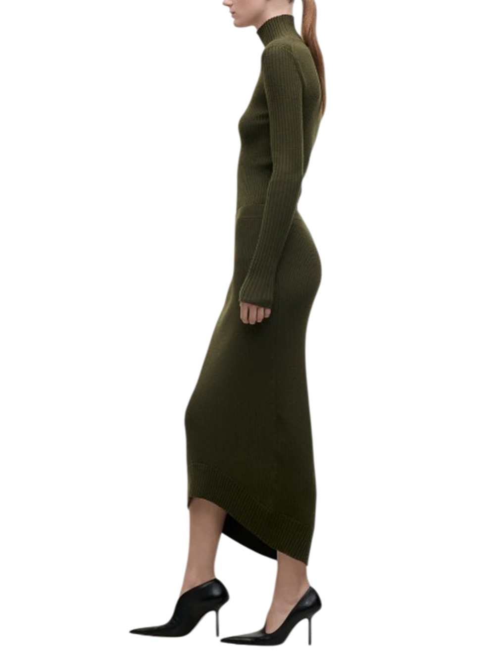 Victoria Beckham Women Green High-Neck Sweater VICTORIA BECKHAM