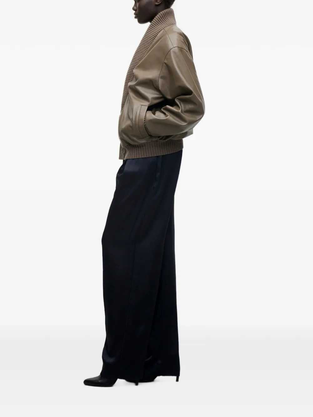 Victoria Beckham Women Zana Leather Jacket VICTORIA BECKHAM