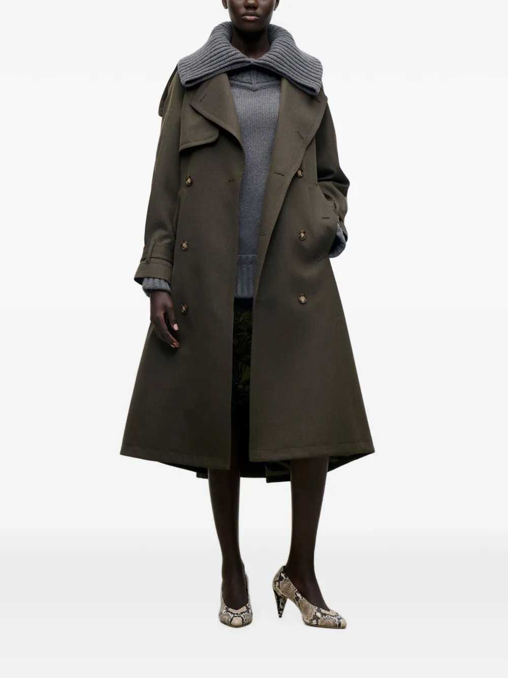Victoria Beckham Women Belted Trench Coat VICTORIA BECKHAM