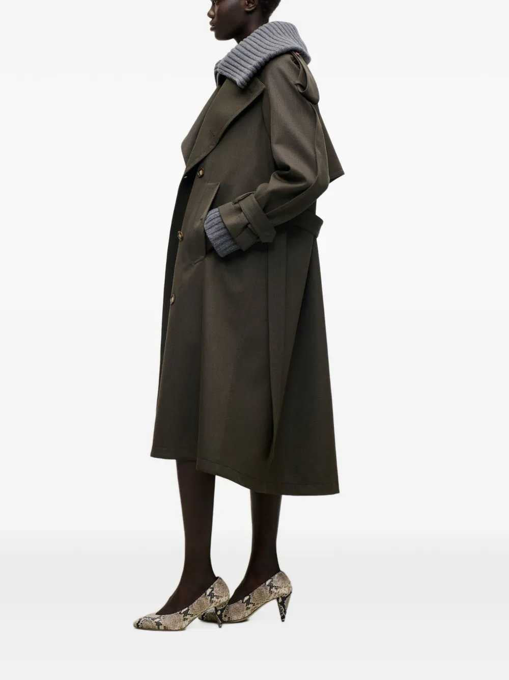 Victoria Beckham Women Belted Trench Coat VICTORIA BECKHAM