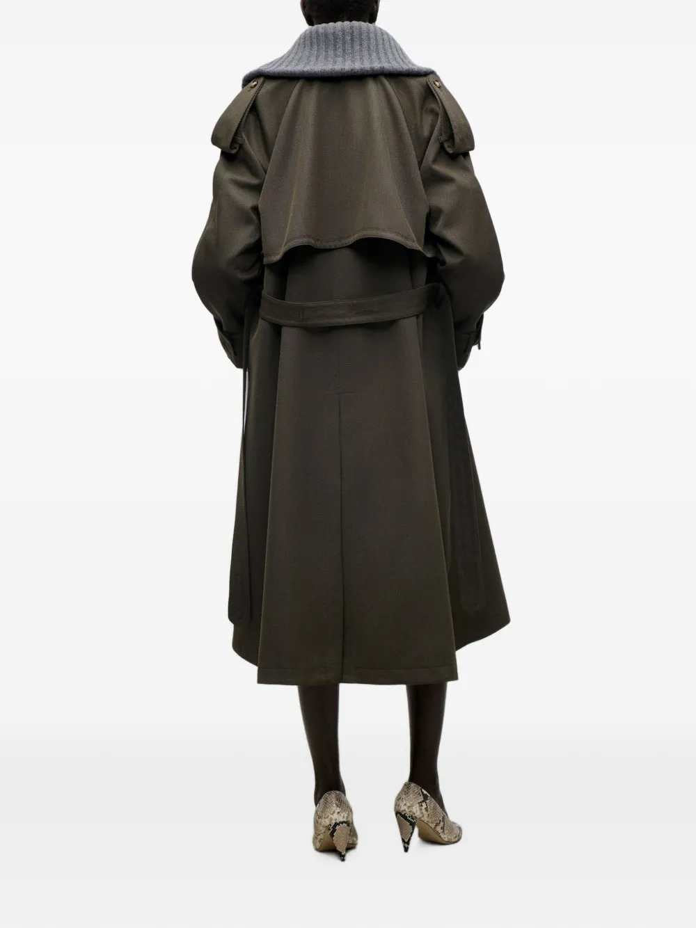 Victoria Beckham Women Belted Trench Coat VICTORIA BECKHAM