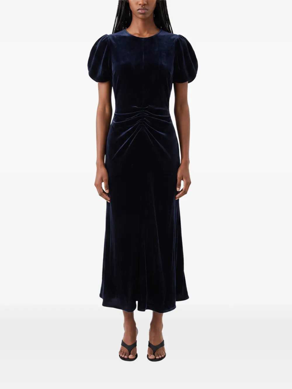 Victoria Beckham Women Velvet Midi Dress VICTORIA BECKHAM