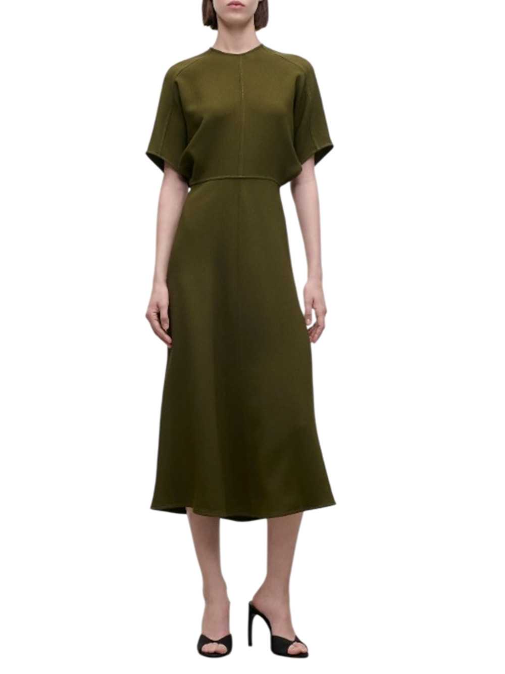 Victoria Beckham Women Eleanor Green Midi Dress VICTORIA BECKHAM
