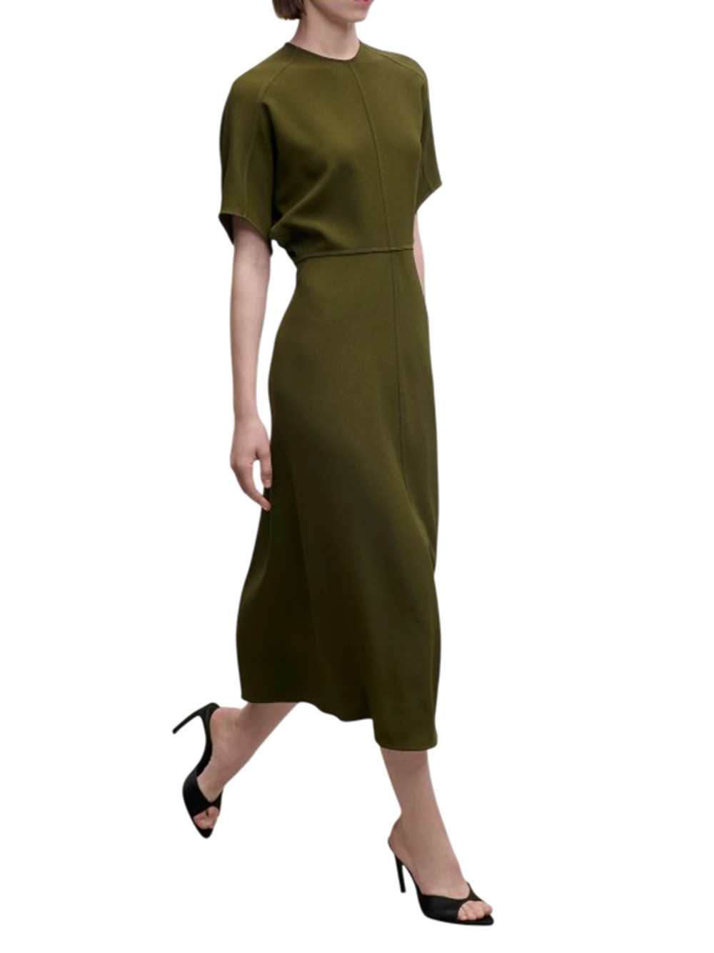 Victoria Beckham Women Eleanor Green Midi Dress VICTORIA BECKHAM