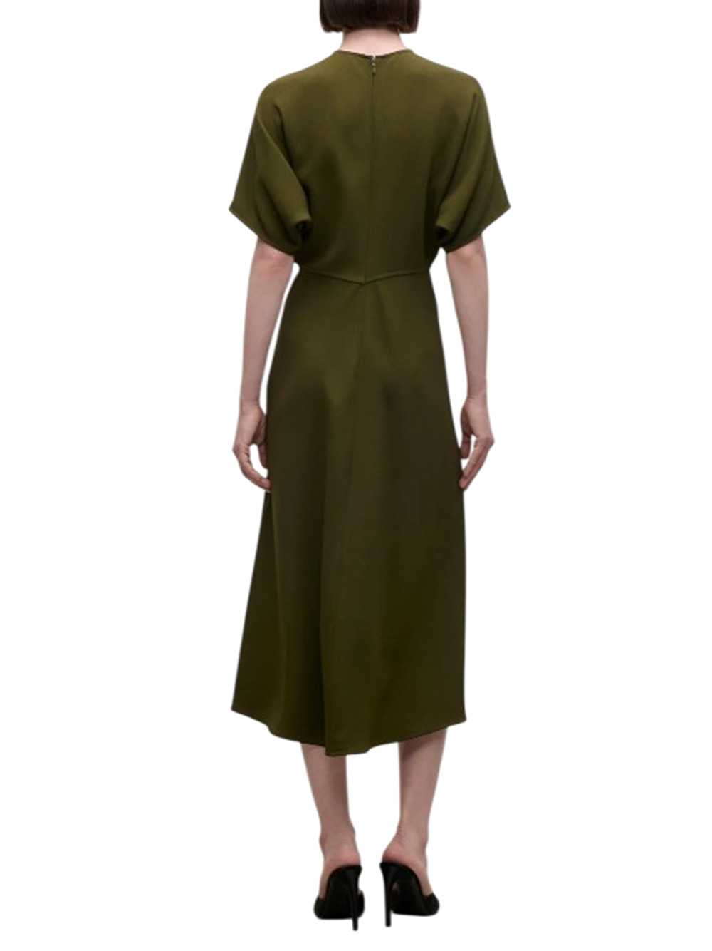Victoria Beckham Women Eleanor Green Midi Dress VICTORIA BECKHAM