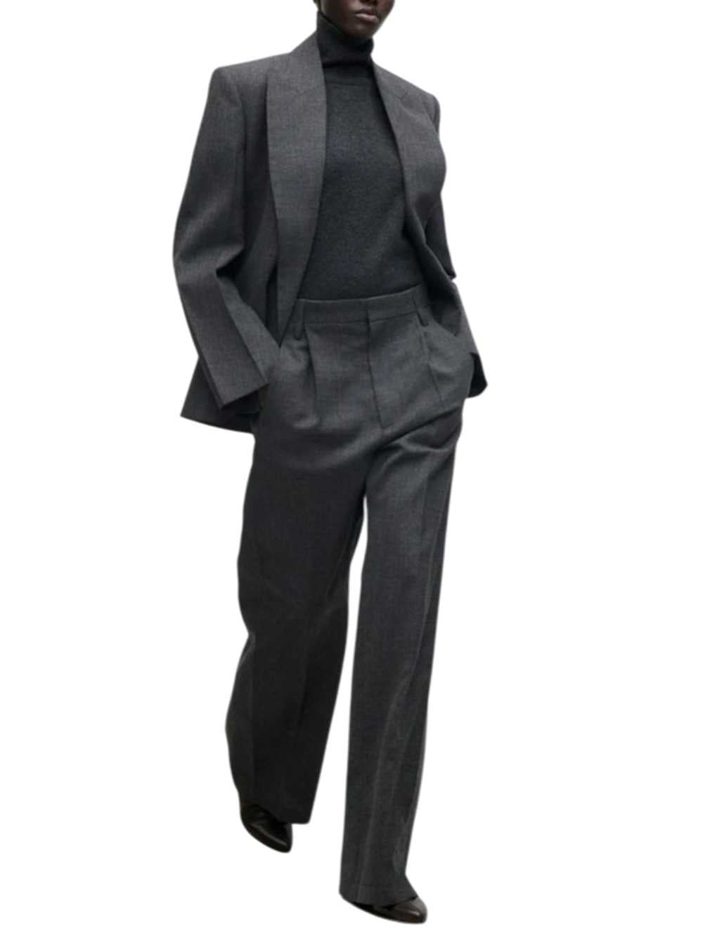 Victoria Beckham Women Roberta Jacket In Dark Grey Mélange VICTORIA BECKHAM