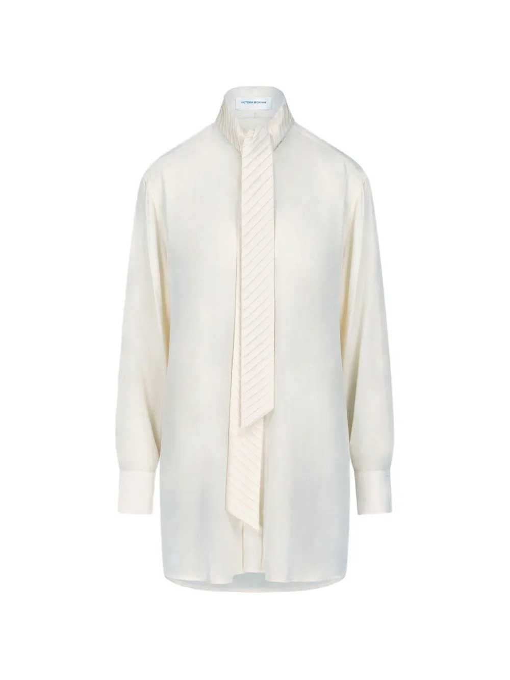 Victoria Beckham Women Pleated Blouse With Scarf Detail VICTORIA BECKHAM