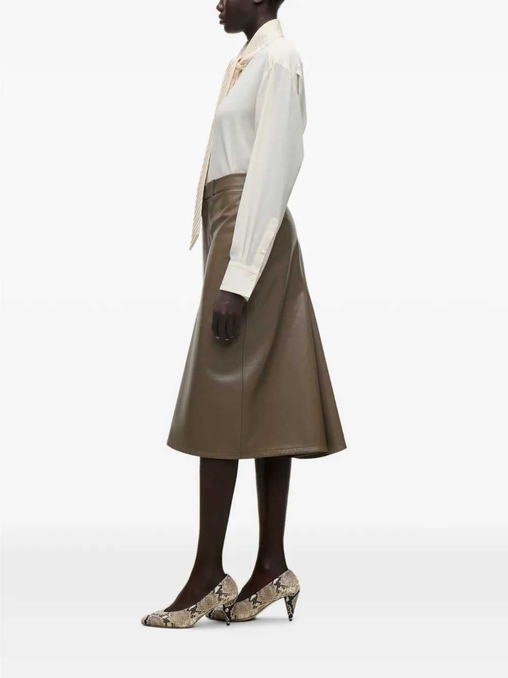 Victoria Beckham Women Pleated Blouse With Scarf Detail VICTORIA BECKHAM