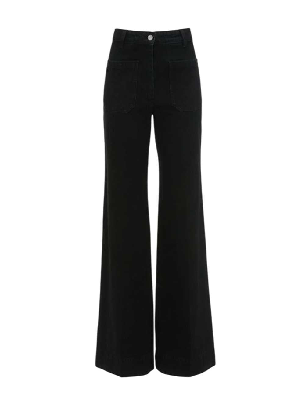 Victoria Beckham Women Alina Jean In Washed Black VICTORIA BECKHAM